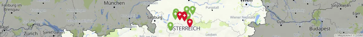 Kartenansicht für Apotheken-Notdienste in der Nähe von Hinterstoder (Kirchdorf, Oberösterreich)